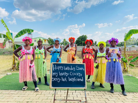 Video di auguri da ragazze africane